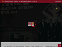Tablet Screenshot of hicsaconference.com